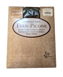 EVAN PICONE Vintage Nylon PANTYHOSE Sheer Color : Persian Olive 1990s Size M - Picture 1 of 9