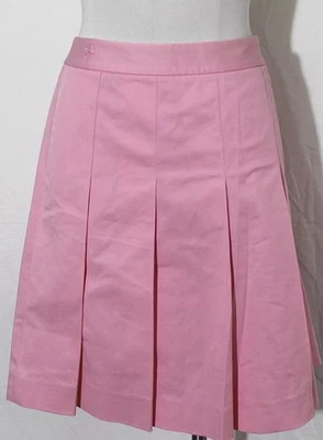 NUEVA Falda Plisada Rosa Lilly Pulitzer Talla 10 Algodón/Spandex Foto 1 de 2