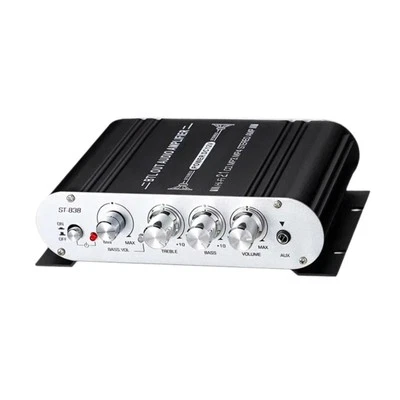 Audio Power Amplifier 2.1 Channel Output Power 80wx2 Fashionable Stable Audio - Image 1 of 4