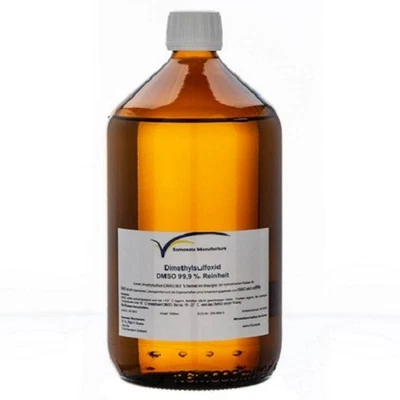 DMSO 99,9% Reinheit nach ph.eur. 1000 ml im hydrolytischem Veral Glas - Bild 1 von 3