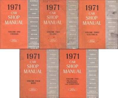 Manuale Originale 1971 Mercury Cougar Cyclone Marquis Montego Monterey Meteor - Immagine 1 di 4