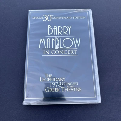 Barry Manilow Live At The Greek Theatre 1978 Concert 30th Anniversary DVD SEALED - Image 1 of 4