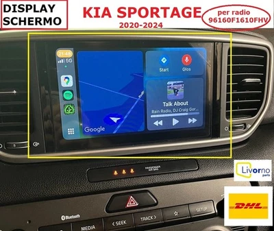 2020-2024 KIA SPORTAGE DISPLAY SCHERMO LCD PER 96160F1610FHV ADBC0F1EP RADIO - Immagine 1 di 4