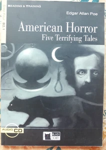 AMERICAN HORROR con Cd step FOUR B2.1 - EDGAR ALLAN POE - BLACK CAT CIDEB - Picture 1 of 1