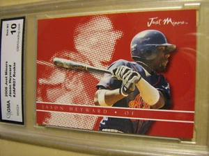 JASON HEYWARD BRAVES CUBS 2008 JUST MINORS RC # JAPR07 GRADO 10 L@@K - Foto 1 di 1