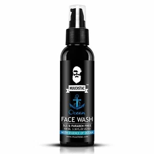 Muuchstac Men’s Ocean Face Wash, Anti Acne & Pimple, 12 hrs Moisturizes 100 ml - Picture 1 of 8