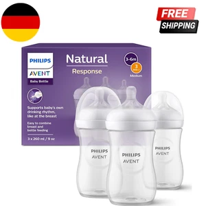 Philips Avent Babyflaschen Natural Response – 3 x Einheiten à 260ml - Bild 1 von 4
