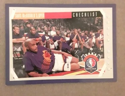 1993-94 Upper Deck CHARLES BARKLEY card #507. McDonald's Open. Checklist  - Image 1 of 2