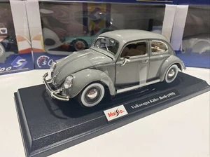 1955 Volkswagen Kafer - Beetle Gray Special Edition Maisto Diecast 1/18 Scale - Picture 1 of 6