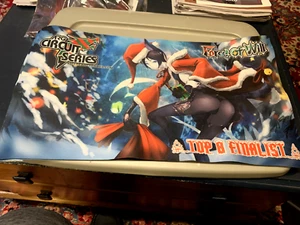 Force of Will FoW Playmat ARG Circuit Series Top 8 Cheshire Cat - Picture 1 of 1