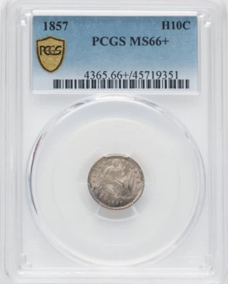 1857 H10C PCGS MS66+ - Image 1 of 4