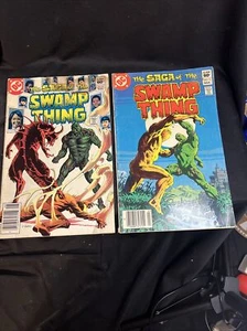The Saga of the Swamp Thing #4 And # 11 Newsstand DC Comics - Picture 1 of 5