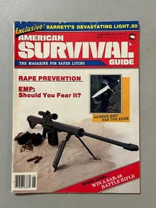 American Survival Guide Magazine June 1986 Vol. 8 No. 6 Barrett .50 Gerber BMF - Picture 1 of 3