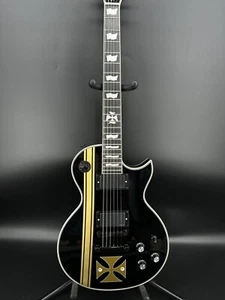 ESP yellow line Electric guitar rosewood fretboard 2H pickups 22 frets - Imagen 1 de 12