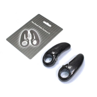 Impugnatura manubrio bici 22,2 mm fibra di carbonio fine corsa ciclismo MTB strada bici - Immagine 1 di 4