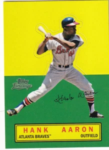 Carta 2011 Topps Lineage Standup Hank Aaron # . nrmt-mt - Foto 1 di 1