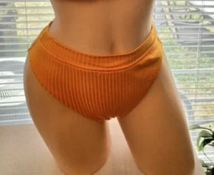 Neu ohne Etikett Victoria's Secret Bikiniunterteil Größe Small Schwimmen Bademode Badeanzug orange - Bild 1 von 5
