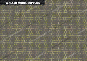 1:18 - 1:24 Scala Cobblestone Strada - Stacca E Applicare Decal Fogli. Design 42 - Foto 1 di 1