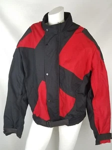 DuraTrac men's motorcycle jacket size large red black Protective - Picture 1 of 7