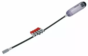 Carburettor Carb Adjusting Tool Flexi Shaft Screwdriver Splined Pacman Kit - Picture 1 of 3