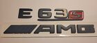 Mercedes E Class Trunk Emblem Logo Emblème Tronc Matte Black Amg 4Matic 2016+