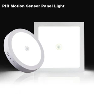 10/15/25/30W PIR Motion Sensor Led Panel Light Ceiling Downlight Lamp 110V-240V - Picture 1 of 12