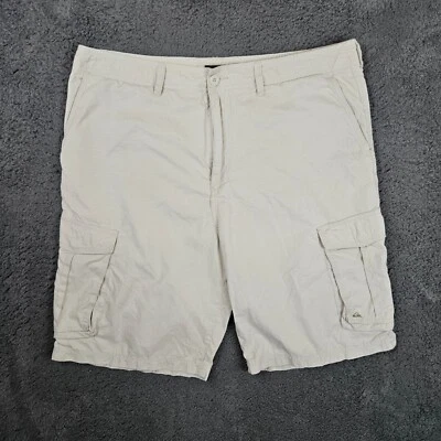 Pantalones Cortos Quiksilver Para Hombre 40 Beige Bolsillos de Carga Utilidad Elegante Exterior Informal Foto 1 de 4