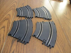 LOTE DE 4 PISTAS CURVAS ARTIN 2 CARRILES CON GANCHO 112200183 ESCALA 1/43 SLOT CAR TRACK - Imagen 1 de 5