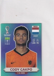 Panini Qatar World Cup Sticker 2022 Netherlands Nr. NED 19 Cody Gakpo Rookie - Picture 1 of 1