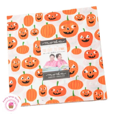 Moda TOO CUTE TO SPOOK Me & My Sister LAYER CAKE 42 10" Squares Quilting Fabric - Image 1 of 4