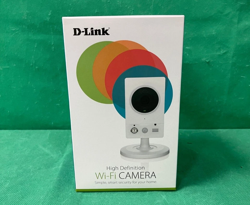 D-Link WiFi Indoor HD Cameras, DCS-2132-ES, M-Sensor, Night Vision, M-SD - Image 1 of 2