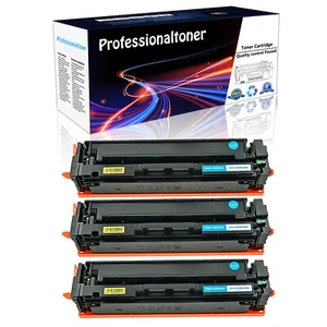 Pack de 3 cartouches de toner cyan CF411A compatibles avec HP Laserjet Pro M452dn M452dw M452nw - Photo 1/18