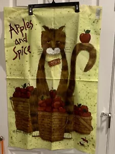 Toland Autunno Casa Bandiera Mele e Spezie Gatto Raccolta Autunno Doppia Faccia Grande - Foto 1 di 5