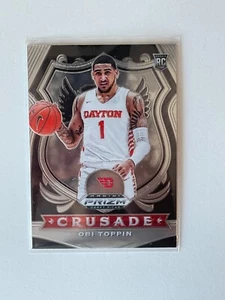 2020-21 Panini Prizm Draft Picks Obi Toppin Crusade Base #87 RC Rookie Knicks - Picture 1 of 1