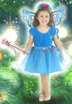 NUEVO NUEVO CON ETIQUETAS Falda Tutú Super Felpa Turquesa/Azul Tul/Satén-Solo Finge Niños 4/5 Años Foto 1 de 4