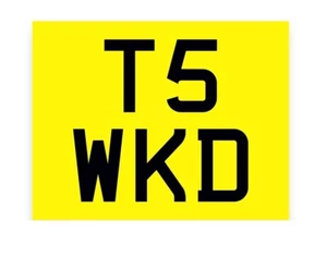 private registration number plate T5 WKD, Vw T5, Vespa T5 - Picture 1 of 1