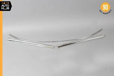 Juego de molduras de parabrisas delantero convertible OEM 86k Mercedes R107 450SL 380SL Foto 1 de 4