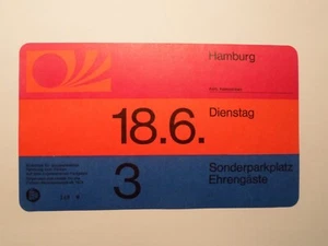 Germania-Australia Mondiali 1974 18.6.74 World Cup Biglietto Parco Amburgo (N705) - Foto 1 di 2