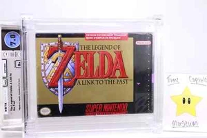 The Legend of Zelda A Link to the Past New Super Nintendo SNES WATA 7.0 B+ - Bild 1 von 4