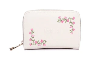 The Olive House® Damen Rose Blossom Medium Geldbörse Portemonnaie Creme - Bild 1 von 3