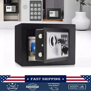 Digital Electronic Safe Box Keypad Lock Security Home Office Cash Jewelry Gun - Picture 1 of 22