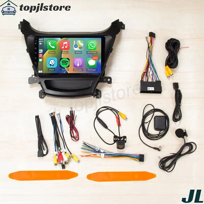 Radio estéreo de coche navegación GPS 9"" para Hyundai Elantra 2014-2016 Android 12 Foto 1 de 4