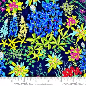 Moda FABRICS#33620 19 "WILDFLOWERS BTY - Picture 1 of 1