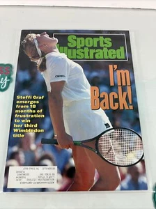 Sports Illustrated Steffi Graf Wimbledon Champion July 15 1991 - Picture 1 of 6