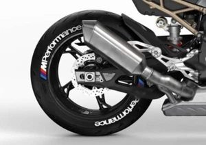 Reifenbeschriftung passend für M Performance Fahrrad Reifen Aufkleber Sticker MOTORRAD SET 0,75" - Bild 1 von 2