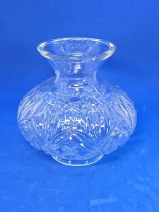 Vintage Crystal Etched Cut Glass Chimney Hurricane Lamp Shade 5.5" Replacement - Picture 1 of 10