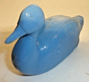 Vintage Celluloid Blue Duck Shaker Rattle Figurine Toy Classic - Picture 1 of 5