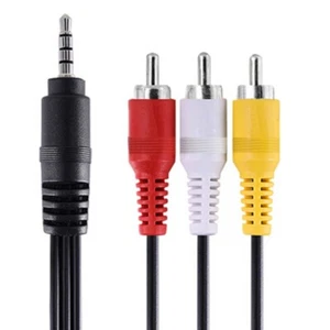AV A/V AUDIO VIDEO TV Cable Cord For Canon DV MiniDV HD CAMCORDER STV-250/N_sx - Picture 1 of 5