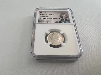 1992-S JEFFERSON NICKELS NGC PF70 ULTRA CAMEO "TOP POP" - Image 1 of 4