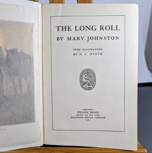 N. C. Wyeth Color Illustrated Civil War Novel The Long Roll 1911 First Printing - Bild 1 von 5
